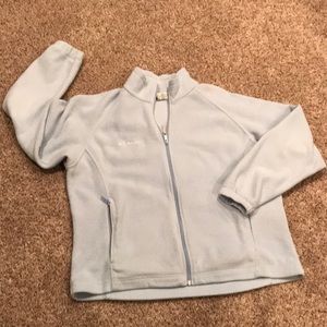 Light Blue Columbia Fleece Jacket -Women’s Size XL